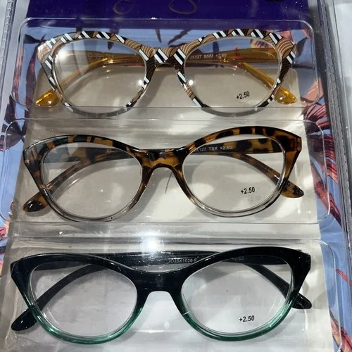 JESSICA SIMPSON 3-PACK PREMIUM READING GLASSES READERS +1.50 NEW FREE✈️ 4