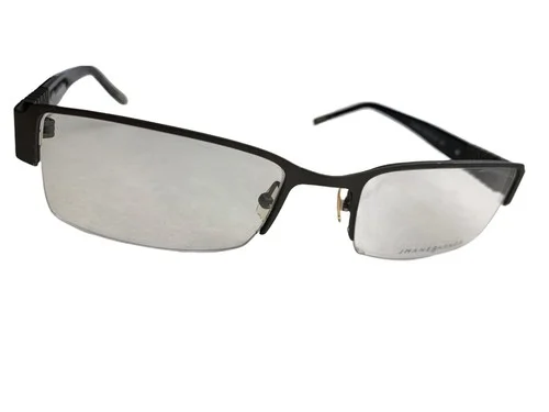 Jhane Barnes Eyeglasses Frame Expanse 51-19-130 Gunmetal Half Rim Metal/Plastic 2