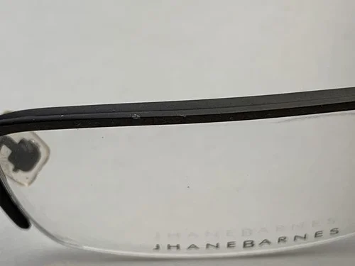 Jhane Barnes Eyeglasses Frame Expanse 51-19-130 Gunmetal Half Rim Metal/Plastic 3