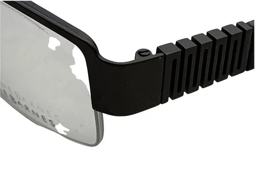 Jhane Barnes Eyeglasses Frame Expanse 51-19-130 Gunmetal Half Rim Metal/Plastic 4
