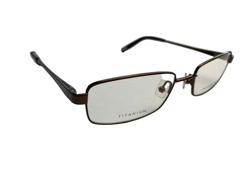 Jhane Barnes Eyeglasses Frame Macros 51-18-135 Brown FULL RIM Metal
