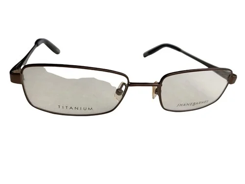 Jhane Barnes Eyeglasses Frame Macros 51-18-135 Brown FULL RIM Metal 2