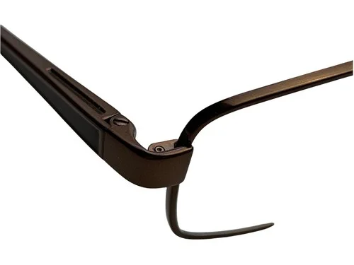 Jhane Barnes Eyeglasses Frame Macros 51-18-135 Brown FULL RIM Metal 3