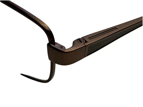 Jhane Barnes Eyeglasses Frame Macros 51-18-135 Brown FULL RIM Metal 4