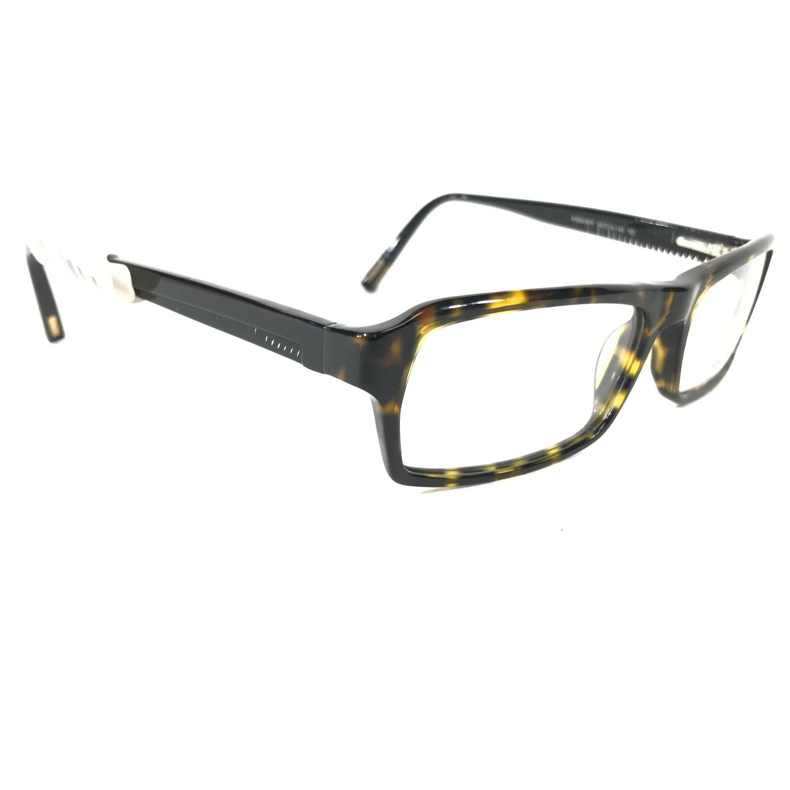 Jhane Barnes Eyeglasses Frames ADJACENT TO Tortoise Rectangular 56-16-145 3