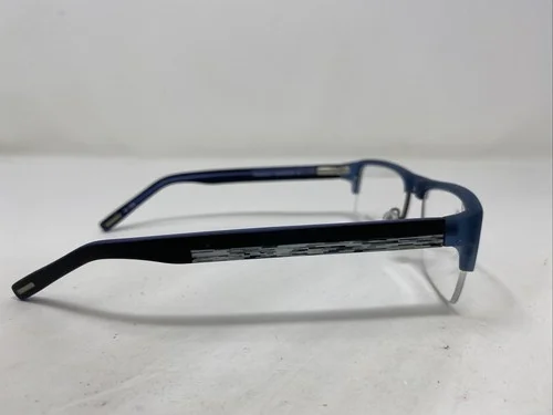Jhane Barnes Pendulum BL 52-18-135 Blue Plastic Half Rim Eyeglasses Frame N370 4