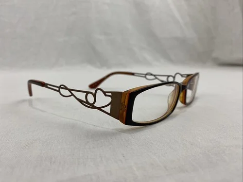 Jill Stuart Designer Eyeglasses JS172-1 Brown / Orange 50()15-140 3