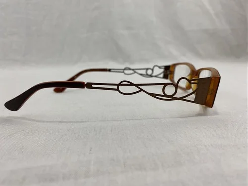Jill Stuart Designer Eyeglasses JS172-1 Brown / Orange 50()15-140 4