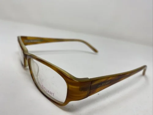 JILL STUART EYEGLASSES FRAME JS253 1 52-16-135 BROWN FULL RIM ME55 2