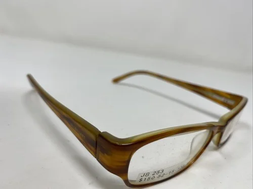 JILL STUART EYEGLASSES FRAME JS253 1 52-16-135 BROWN FULL RIM ME55 4