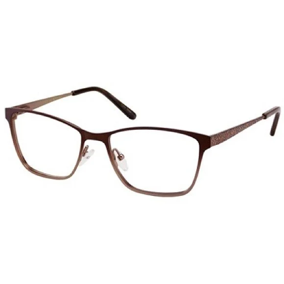 Jill Stuart Eyewear JS 326 Womens Full Rim Eyeglass Frames 52-16-135 Brown Fade