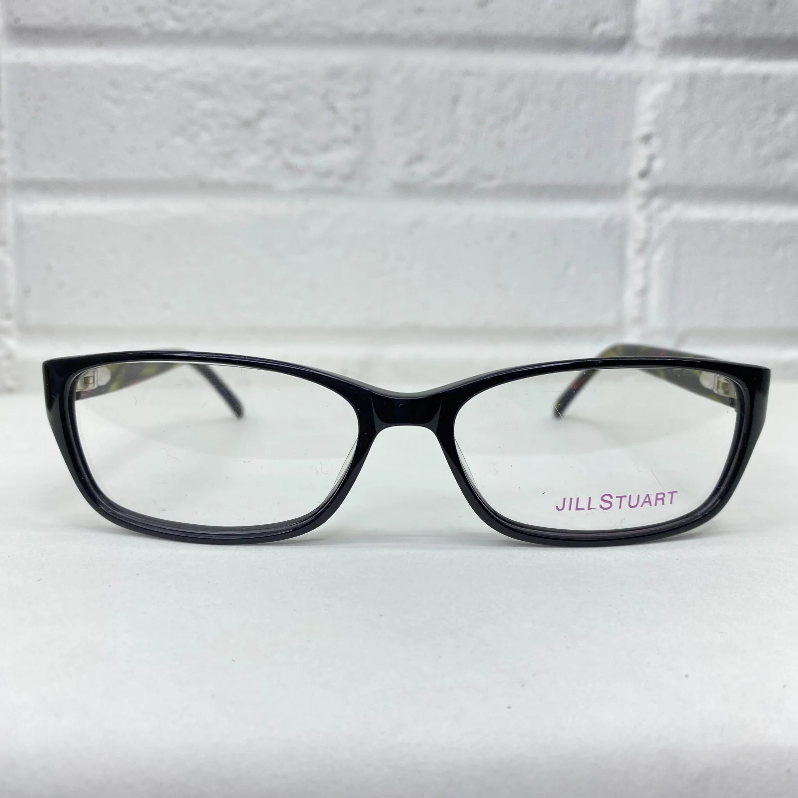 JILL STUART JS264-2 Eyeglasses Frame Black Green 54-16-135 21091