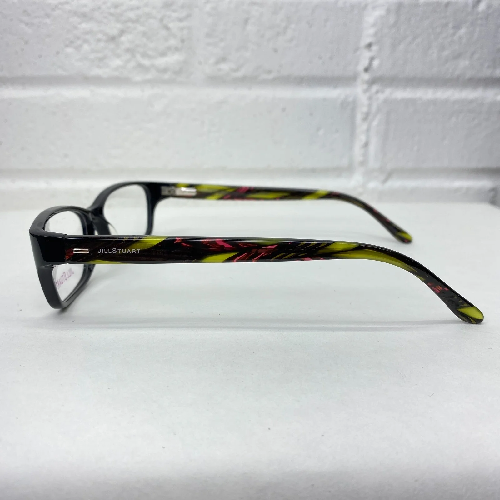 JILL STUART JS264-2 Eyeglasses Frame Black Green 54-16-135 21091 2