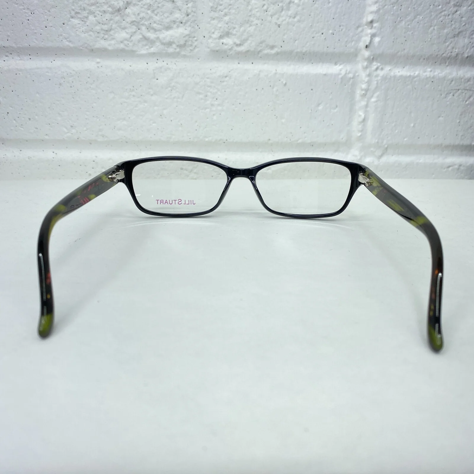 JILL STUART JS264-2 Eyeglasses Frame Black Green 54-16-135 21091 3