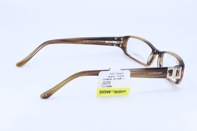 Jill Stuart JS270 Brown Rectangle Women Full Rim 53-16-135 Eyeglasses Frames 3