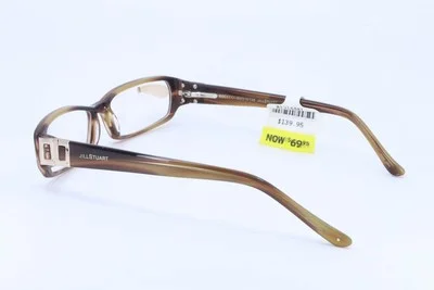 Jill Stuart JS270 Brown Rectangle Women Full Rim 53-16-135 Eyeglasses Frames 4