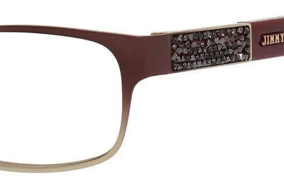 Jimmy Choo 124 Eyeglasses Rectangle 54mm New & Authentic 2