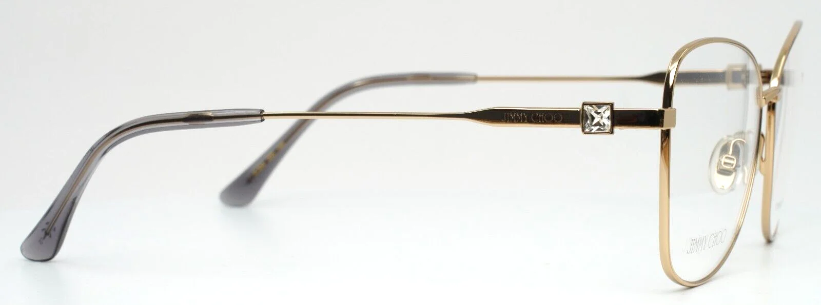 Jimmy Choo Eyeglasses Frames JC304 000 Gold Butterfly Sparkly Crystals 56-15-145 4