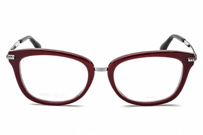 JIMMY CHOO JC 218 LHF Eyeglasses Burgundy Frame 52mm 2