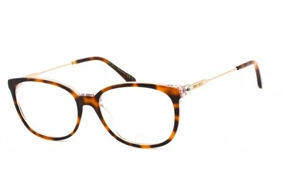 JIMMY CHOO JC 302 00T4 00 Eyeglasses HAVANA PINK Frame 55 Mm