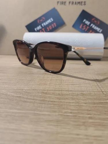 Jimmy Choo JC325/F 086 Havana Eyeglasses Sunglasses Custom Tinted One Of A Kind
