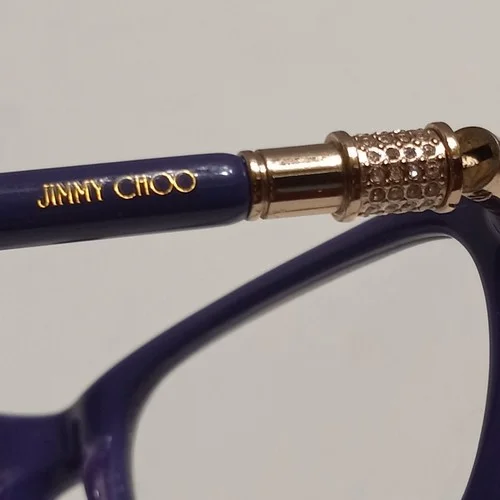 JIMMY CHOO Purple With Crystal Accents Frames 81 8N5 140 2