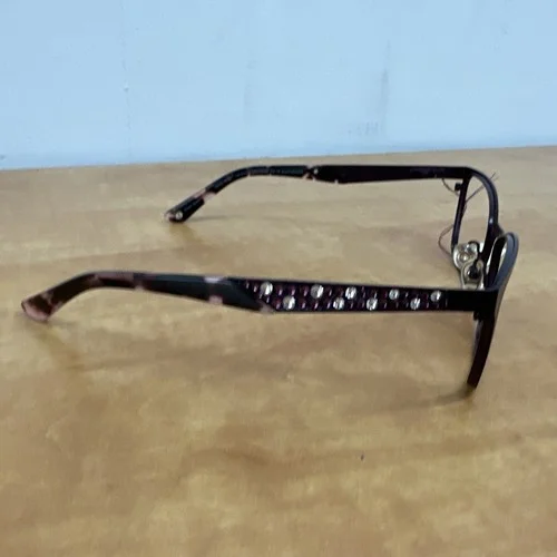 Jimmy Crystal New York Cavtat Ruby Eyeglasses swarovski amethyst pink 52 16 135 2