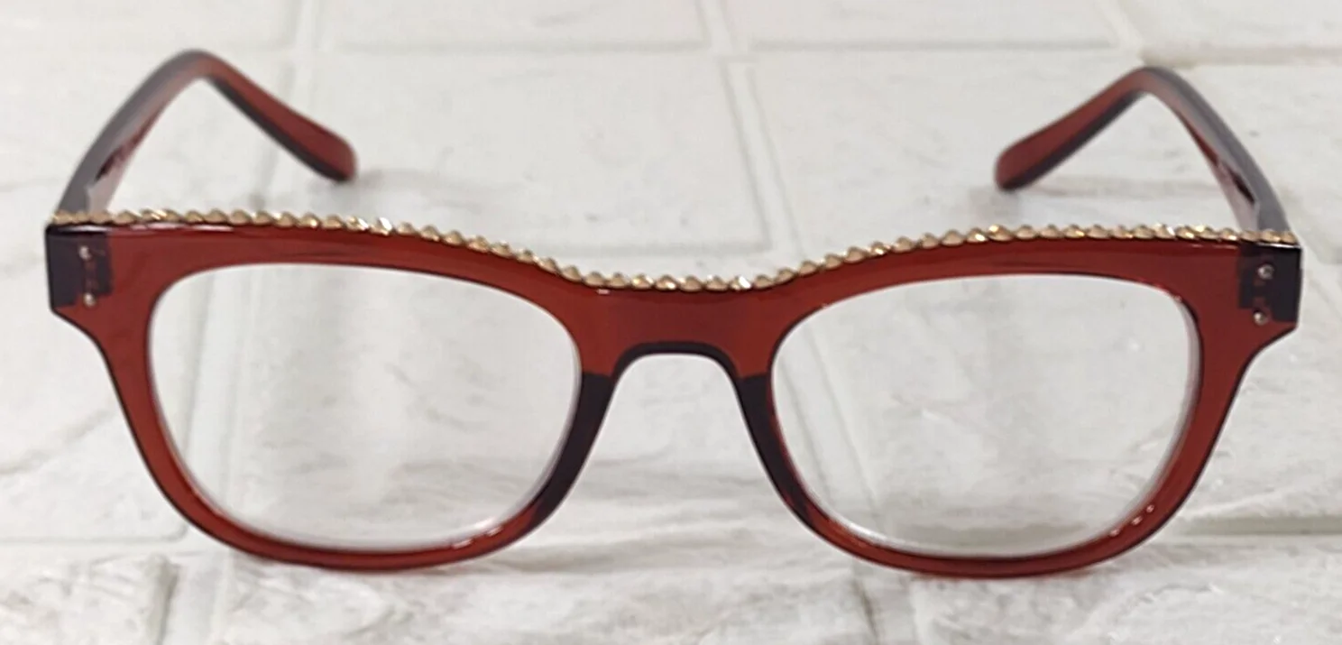 Jimmy Crystal New York Women’s Eyeglasses JCR275 + 200 Swarovski Crystals 2