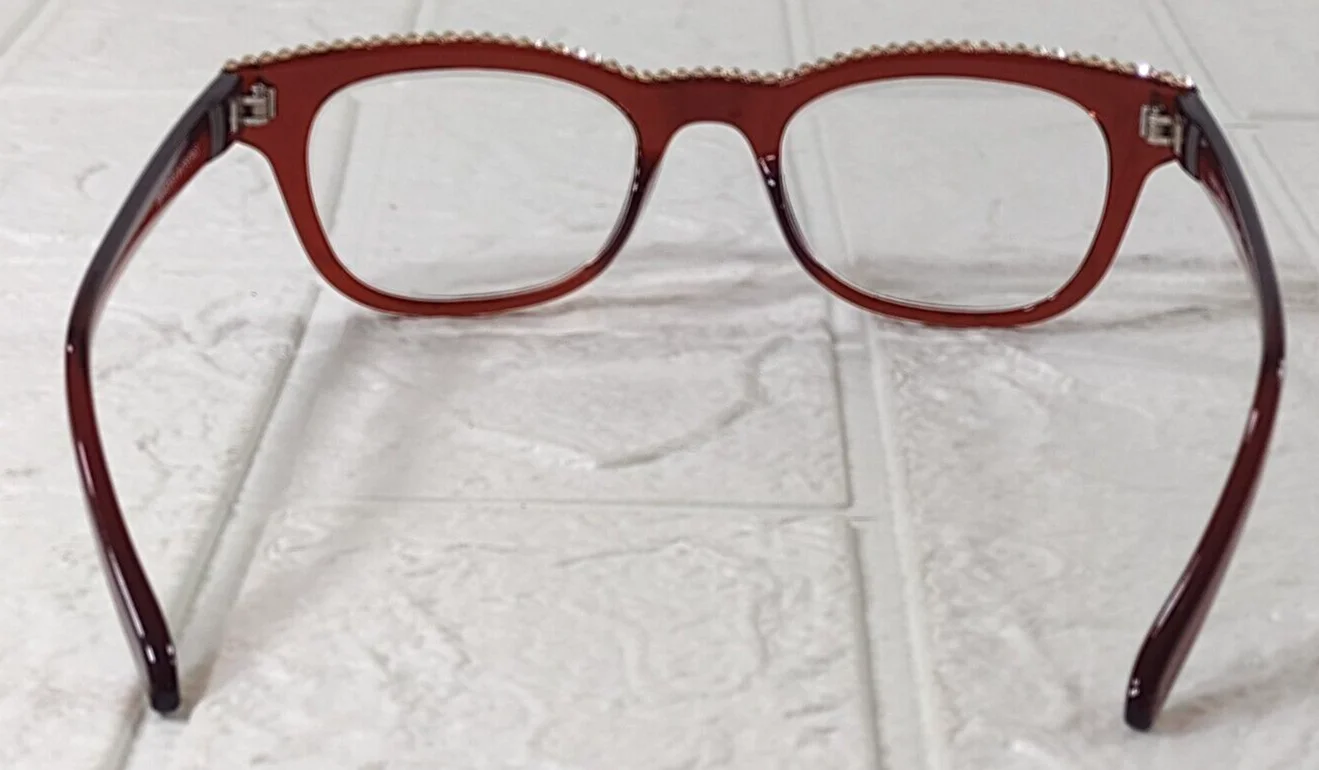 Jimmy Crystal New York Women’s Eyeglasses JCR275 + 200 Swarovski Crystals 3