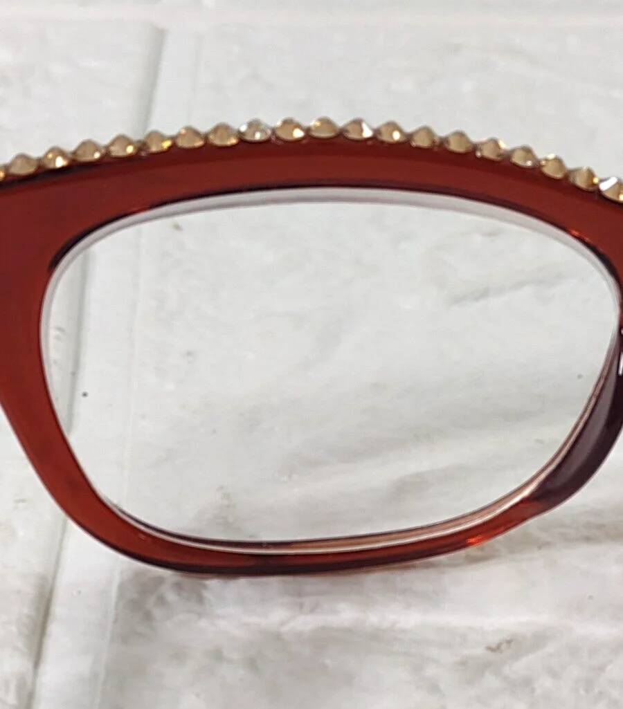Jimmy Crystal New York Women’s Eyeglasses JCR275 + 200 Swarovski Crystals 4