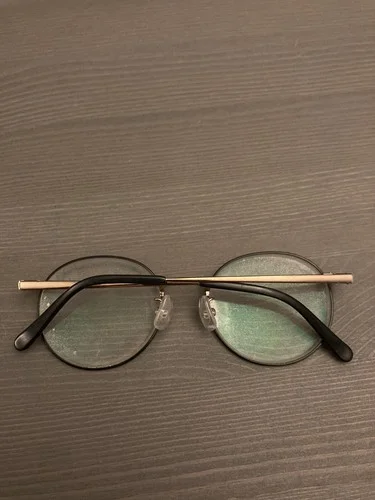 JINS Eyeglasses Frame LMF-15A-309B Black And Gold Frame Designed In Tokyo 2