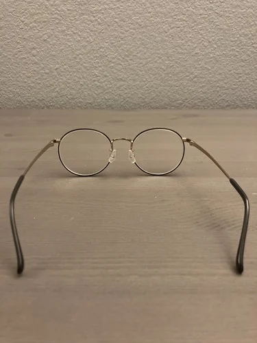 JINS Eyeglasses Frame LMF-15A-309B Black And Gold Frame Designed In Tokyo 4
