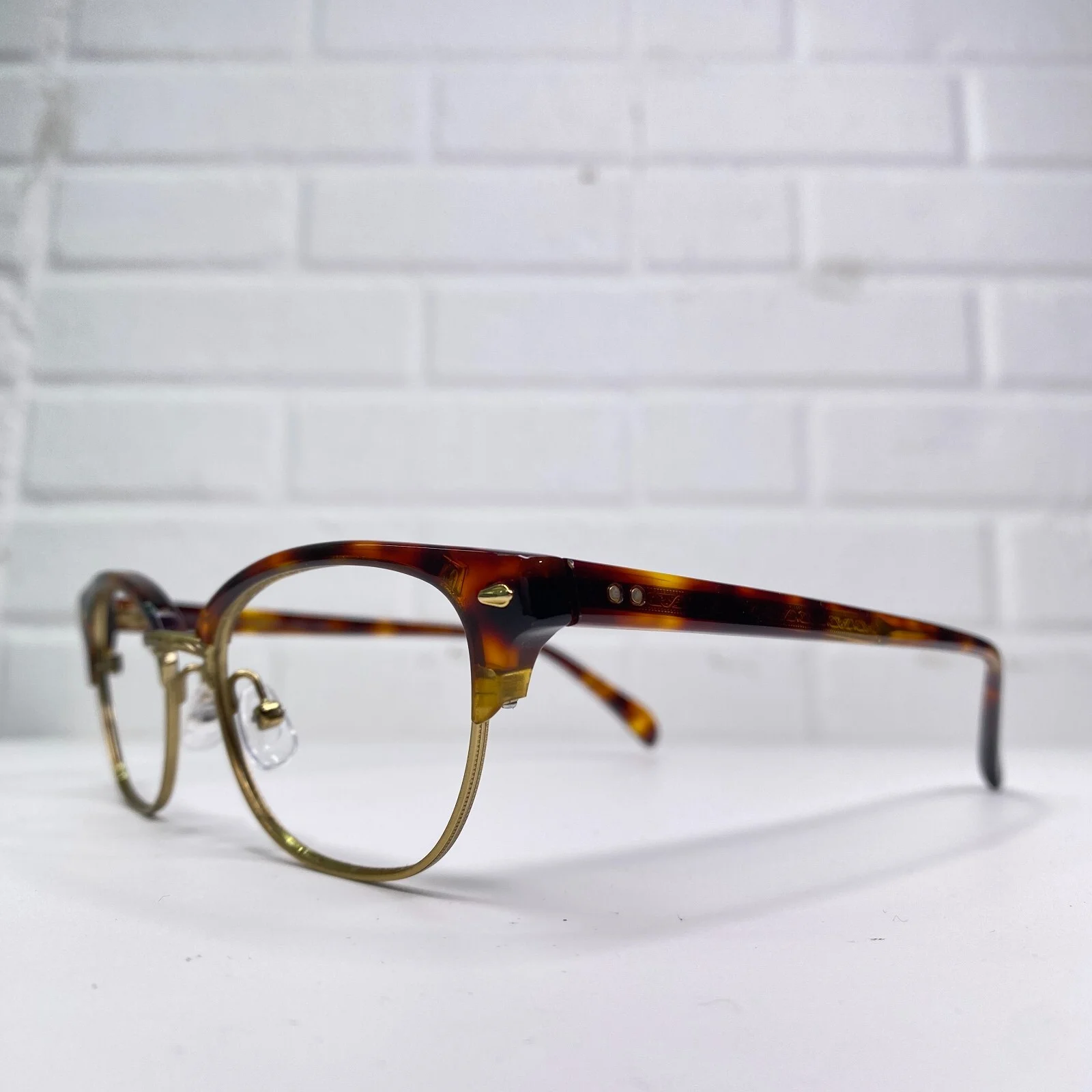 Jins LCF-15A-U297A Eyeglasses Frames Brown Tortoise Cat Eye 50-17-139 21640 2