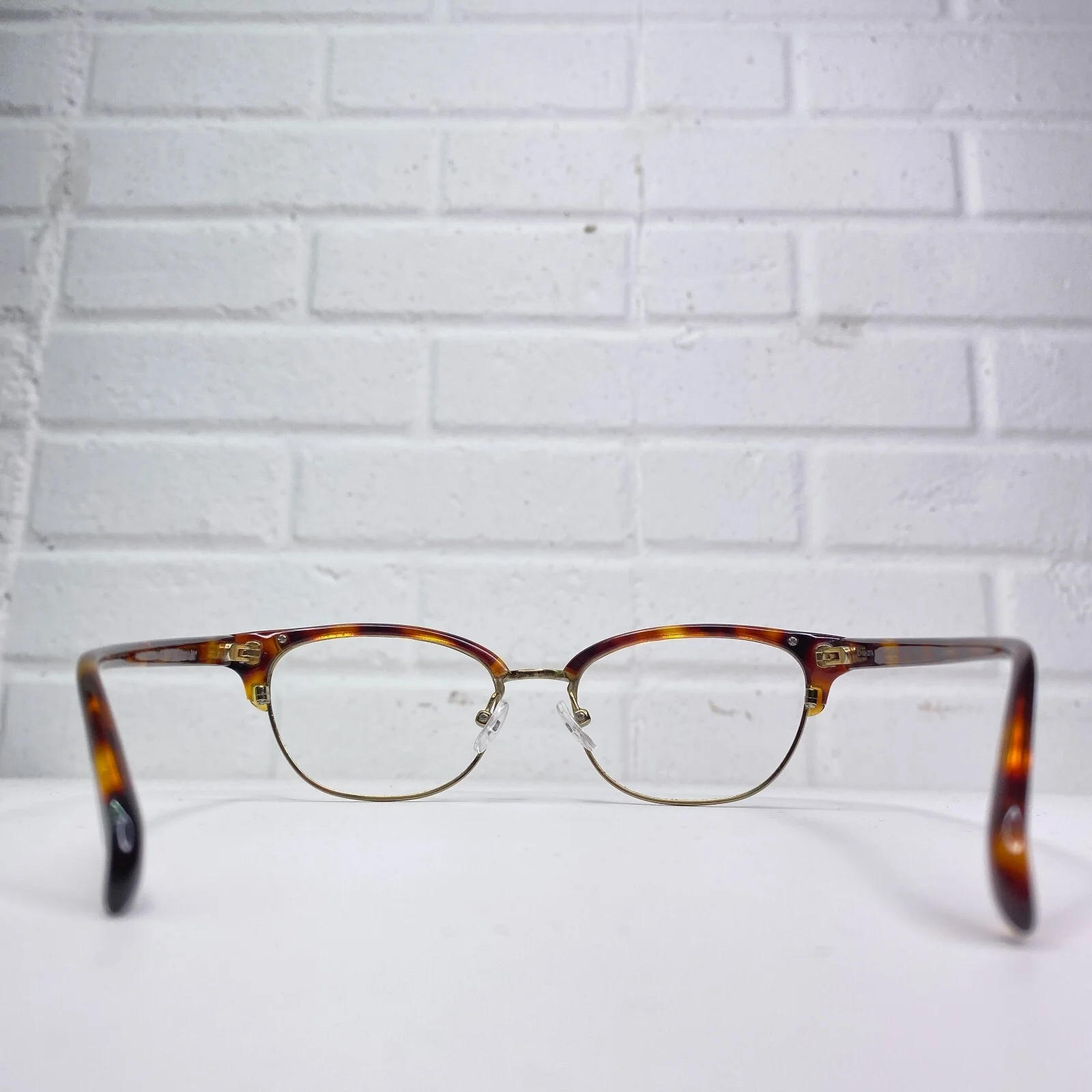 Jins LCF-15A-U297A Eyeglasses Frames Brown Tortoise Cat Eye 50-17-139 21640 4