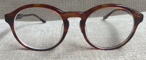 Jins LCF-17A 012A 86 Eyeglasses Brown Tortoise Frame 49-19 143 Designed In Tokyo 2