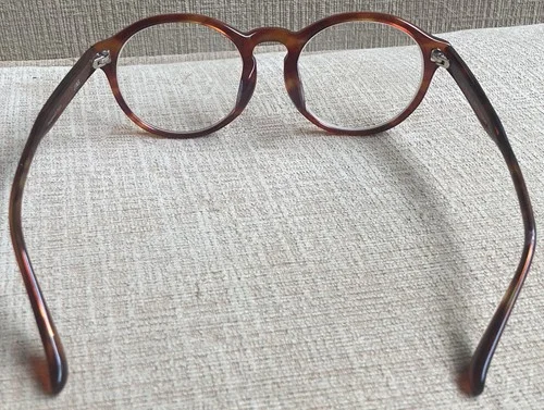 Jins LCF-17A 012A 86 Eyeglasses Brown Tortoise Frame 49-19 143 Designed In Tokyo 3