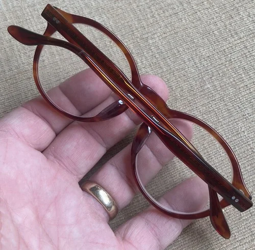 Jins LCF-17A 012A 86 Eyeglasses Brown Tortoise Frame 49-19 143 Designed In Tokyo 4