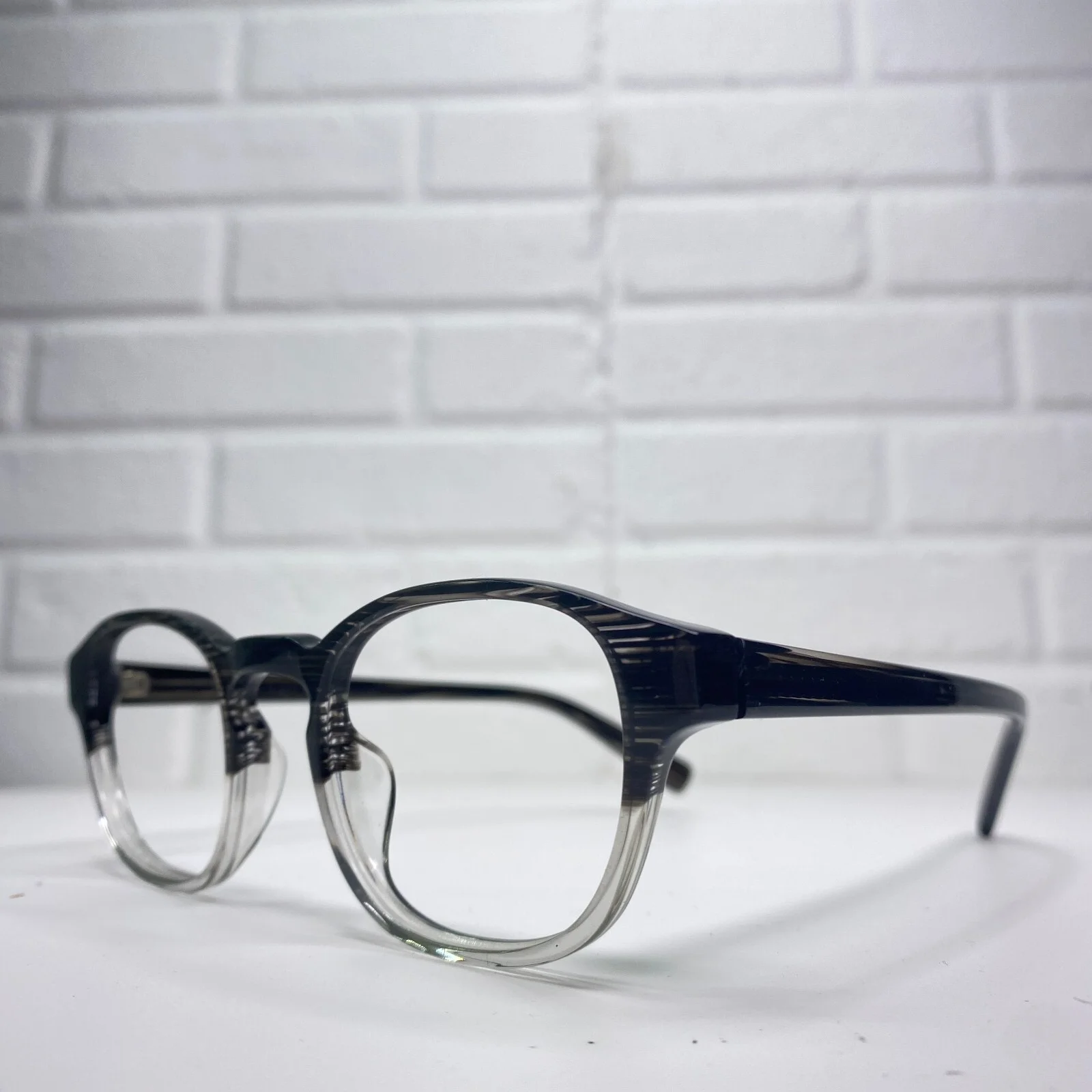 Jins MCF-15A-U031A Eyeglasses Frames Black Clear Womens 46-21-140 22541 2
