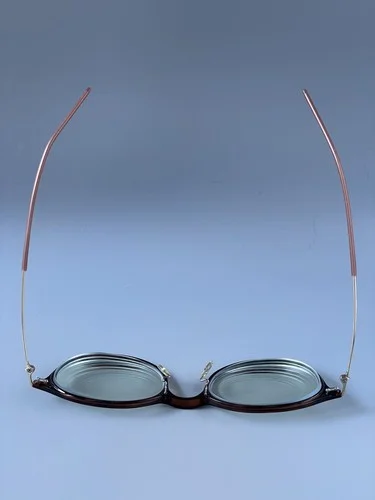 Jins Ultra Light Airframe 229 Fire On Gold Eyeglasses 2