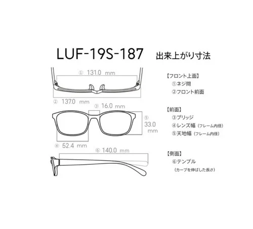 JINS Women Eyeglasses Airframe Slim LUF19S187BH87 Dark Brown 4