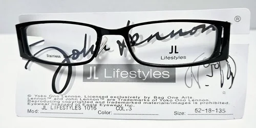 John Lennon JL Lifestyles 1016 Glasses with Clear Demo Lenses 52-18-135