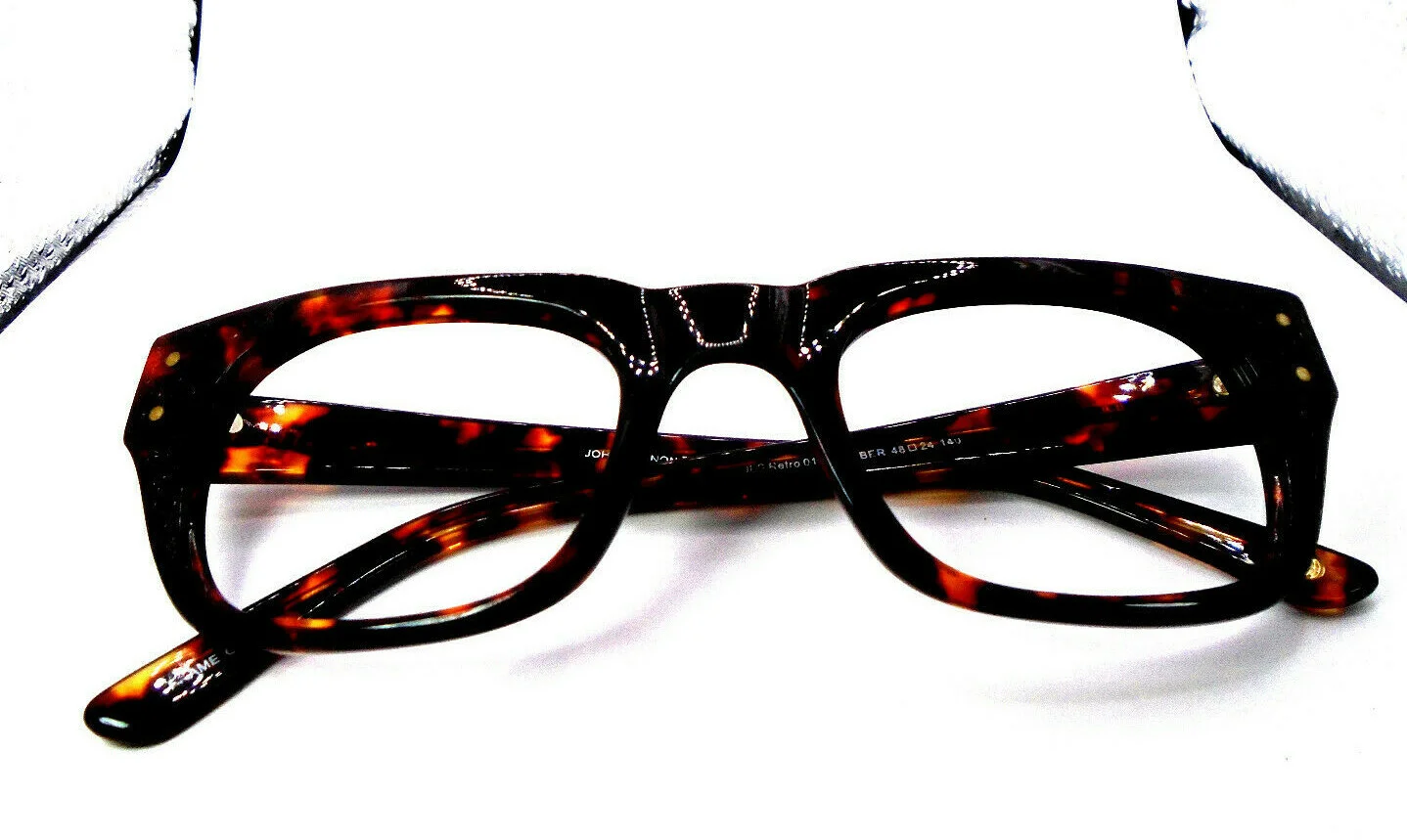 John Lennon JLS RETRO 01 D.Amber 48-24-140 Mens Eyeglasses Frames