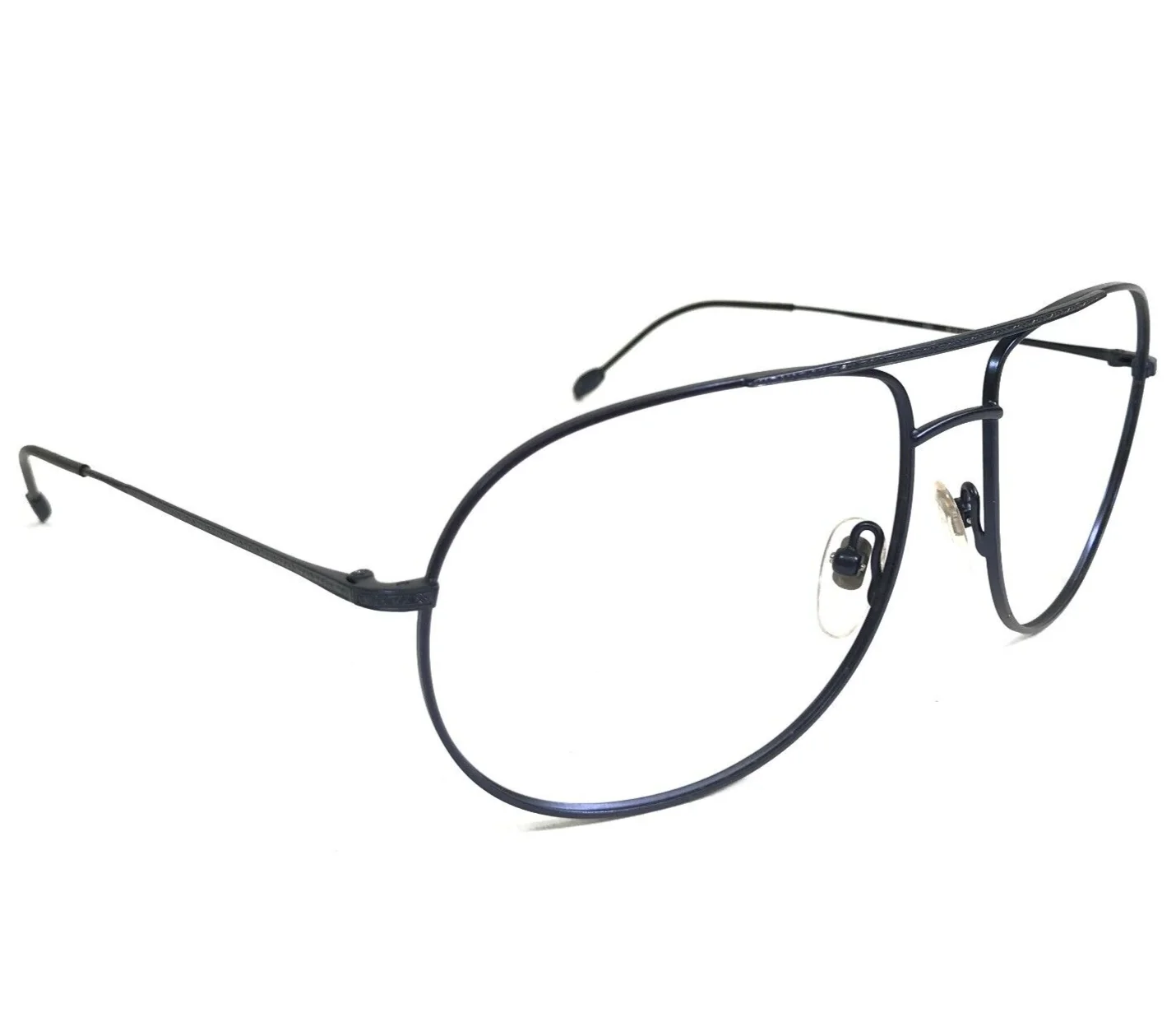 John Varvatos Eyeglasses Frames V761 MIDNIGHT BLUE Matte Aviators 60-15-140 3