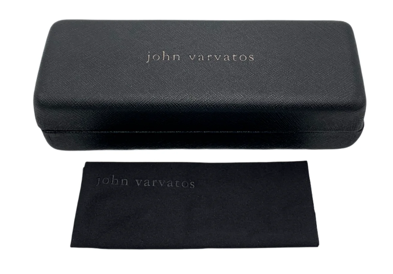 John Varvatos Eyeglasses JV V175 Black Gold 54mm Aviator V 175 2