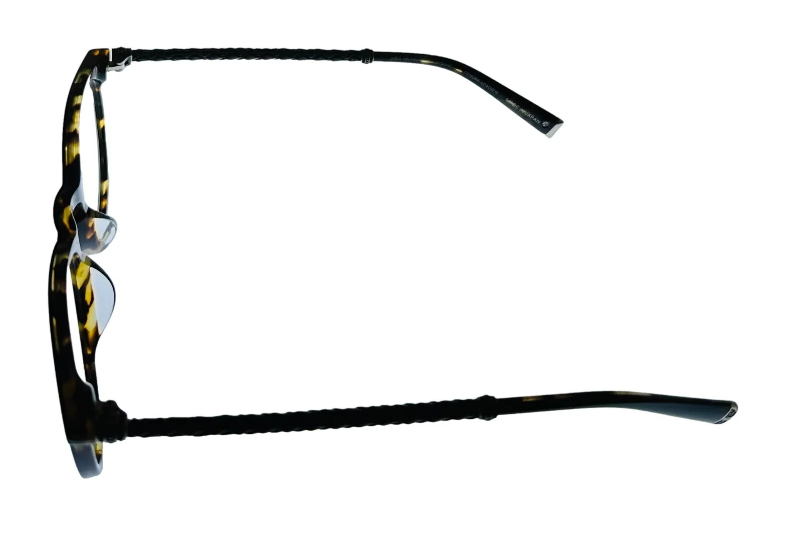 John Varvatos Mens Black Tortoise Eyeglass Plastic Round Frame V401. 49mm 3