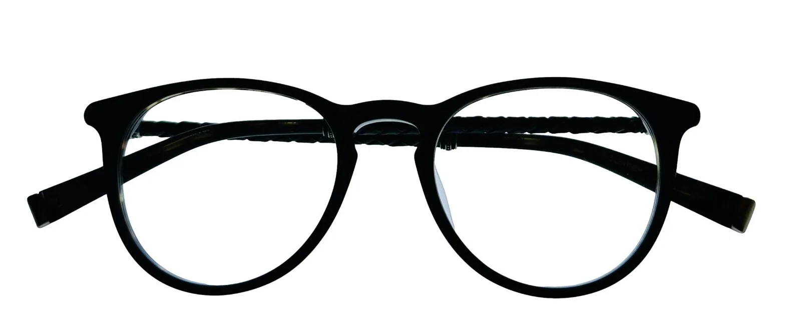 John Varvatos Mens Black Tortoise Eyeglass Plastic Round Frame V401. 49mm 4