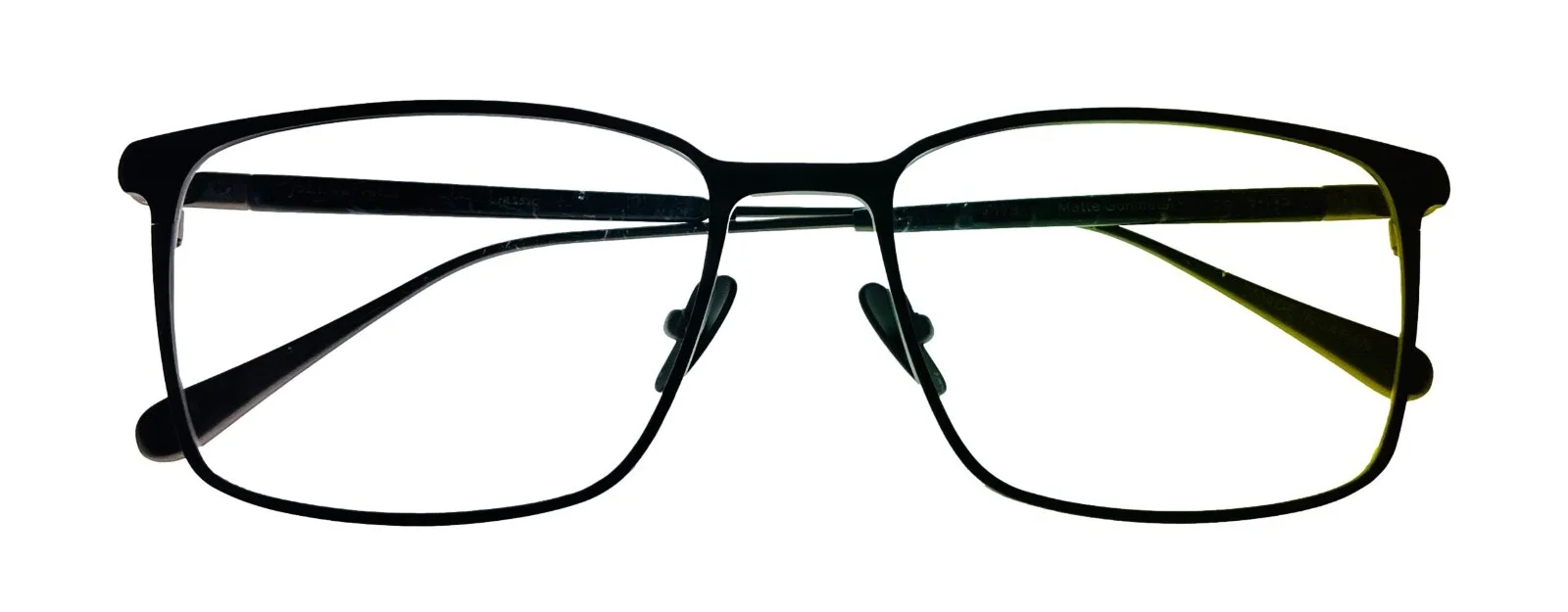 John Varvatos Mens Rectangle Titanium Metal Eyewear Frame V179 Matte Gun 56mm 4