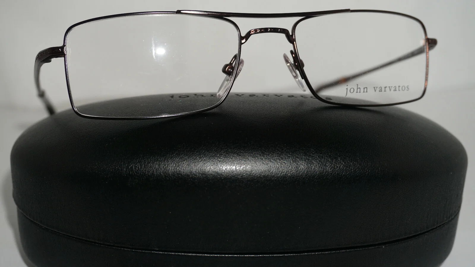 John Varvatos New Authentic Eyeglasses Base Curve Brown V138 54 18 140
