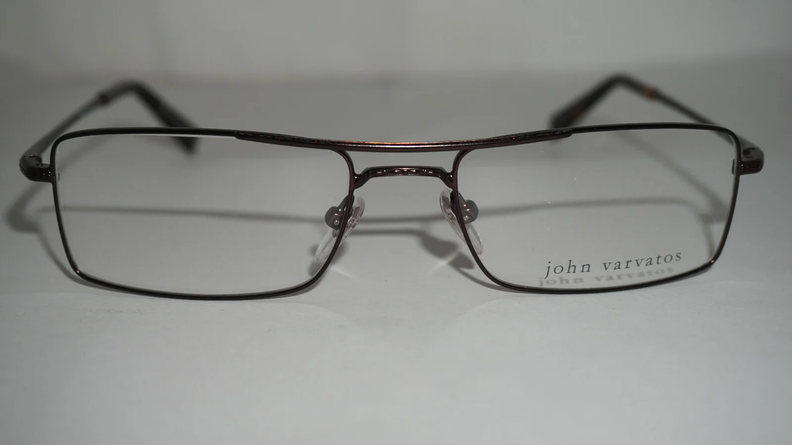 John Varvatos New Authentic Eyeglasses Base Curve Brown V138 54 18 140 3