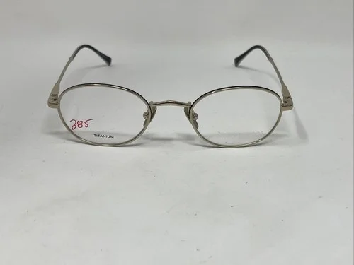 John VARVATOS V 185 GOLD 46/20/145 TITANIUM FLEX HINGE EYEGLASSES/A17 4